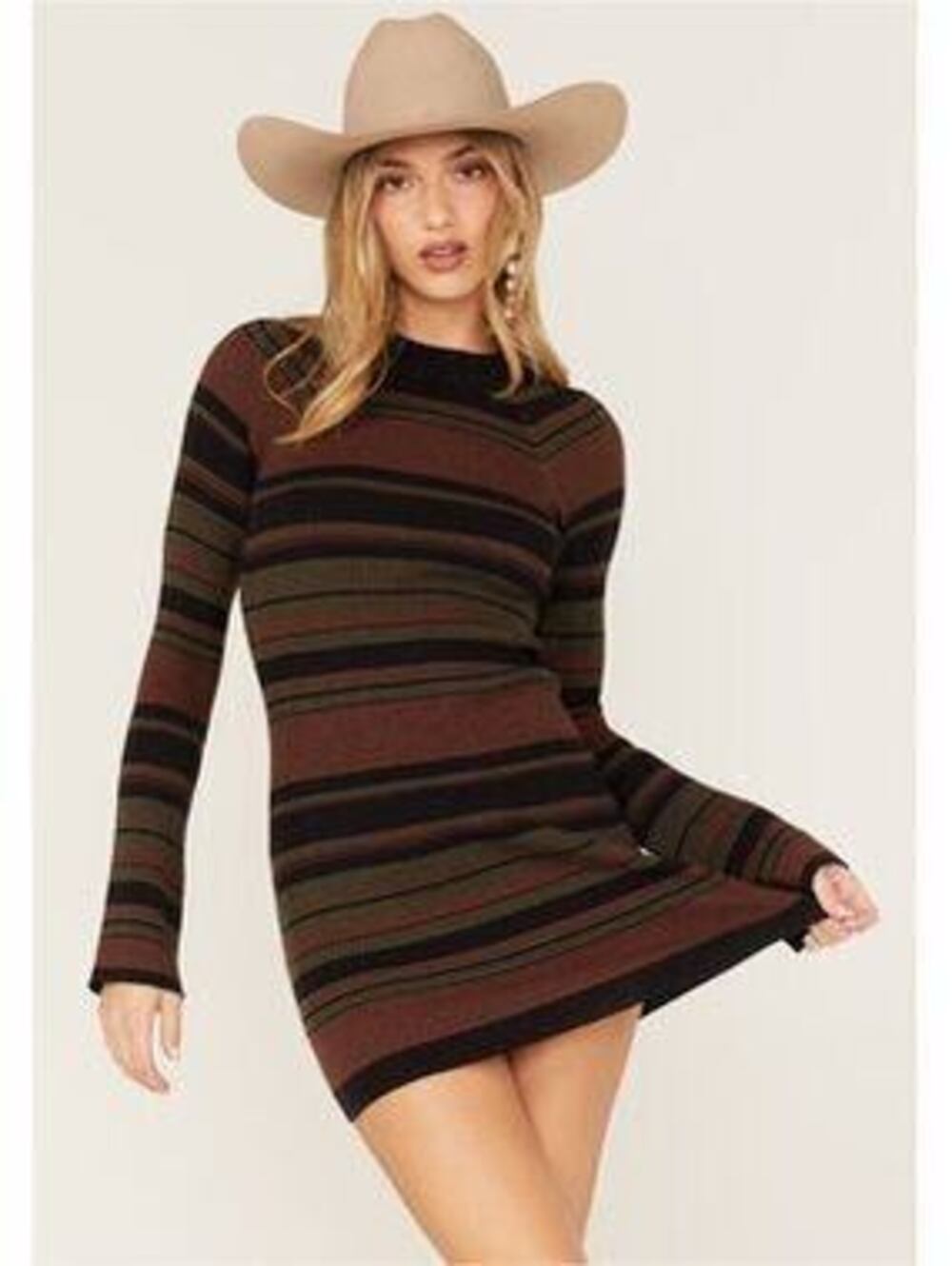 Shyanne Western Cowgirl Prairie Mini Dress Rustic Boho Country Festival Style XS